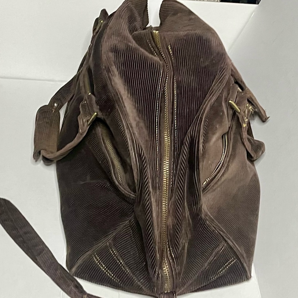 ROXY Vintage Corduroy Travel Bag On Wheels - Picture 5 of 12